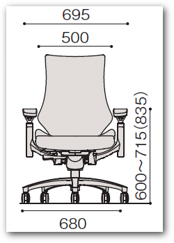 イトーキ エフチェア（f-chair）　クロスバック　ハイバック　ベースカラーT1（ブラック）樹脂脚　アジャスタブル肘　"イトーキ オフィスチェア KG-137GS(M)-T1"