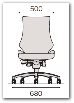 イトーキ エフチェア（f-chair）　クロスバック　ハイバック　ベースカラーT1（ブラック）樹脂脚　肘なし　背座同色　"イトーキ オフィスチェア KG-130GS(M)-T1"