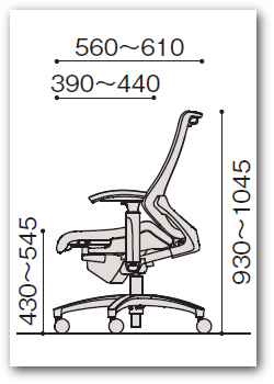 イトーキ エフチェア（f-chair）　メッシュバック　プレーンメッシュ　ハイバック　ベースカラーT1（ブラック）樹脂脚　アジャスタブル肘　"イトーキ オフィスチェア KG-177JB(M)-T1"